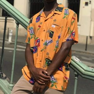 Guess x Club 75 Limited Edition #GUESSPARIS Camp Shirt